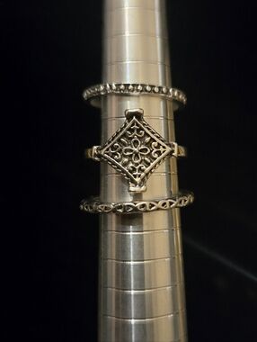 ‼️SOLD‼️Bundle 3 Silver Rings